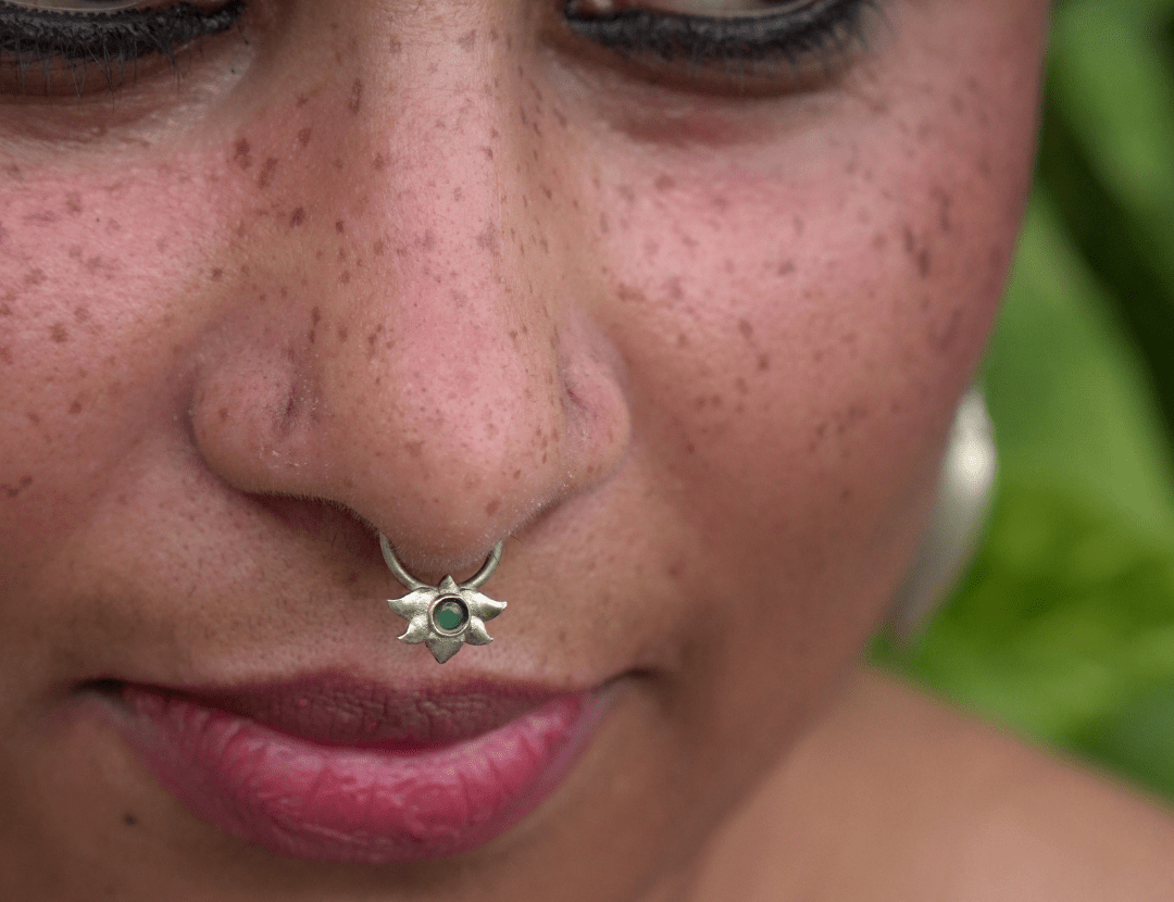 Fleur Septum Ring - Clipon - Quirksmith