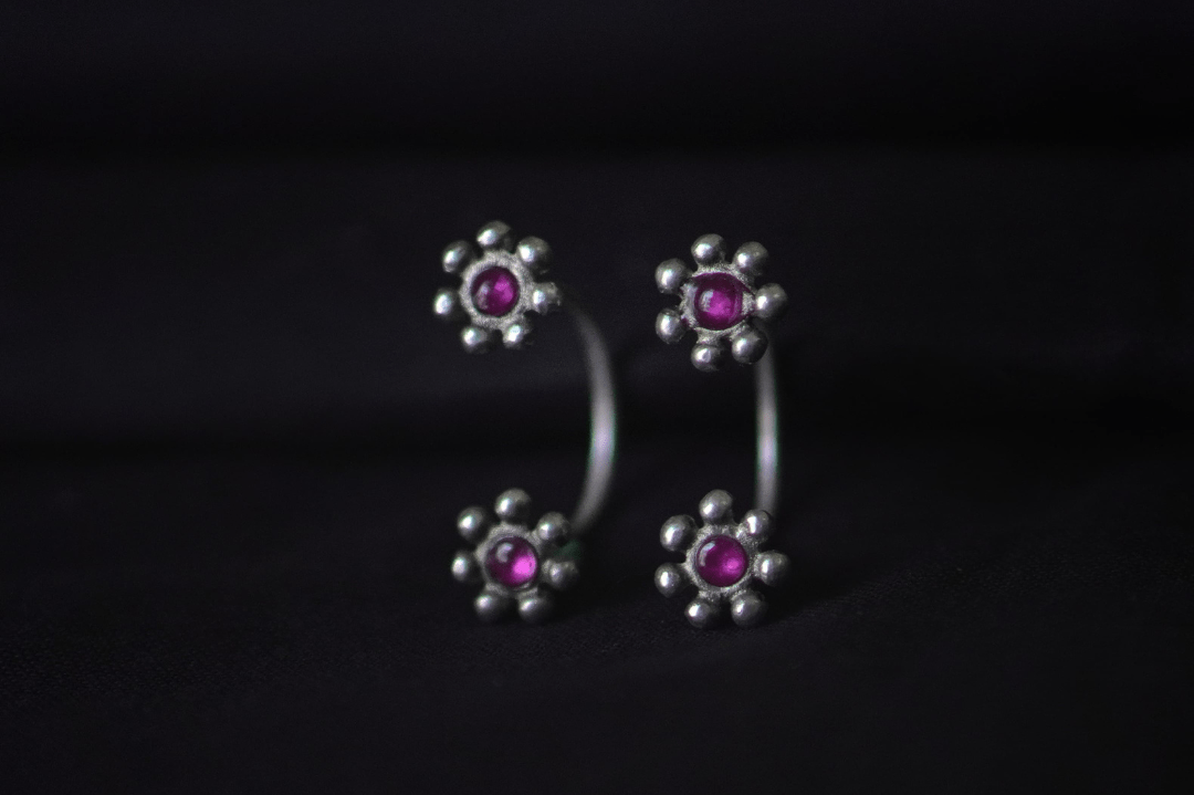 Floral Hug Earrings - Quirksmith