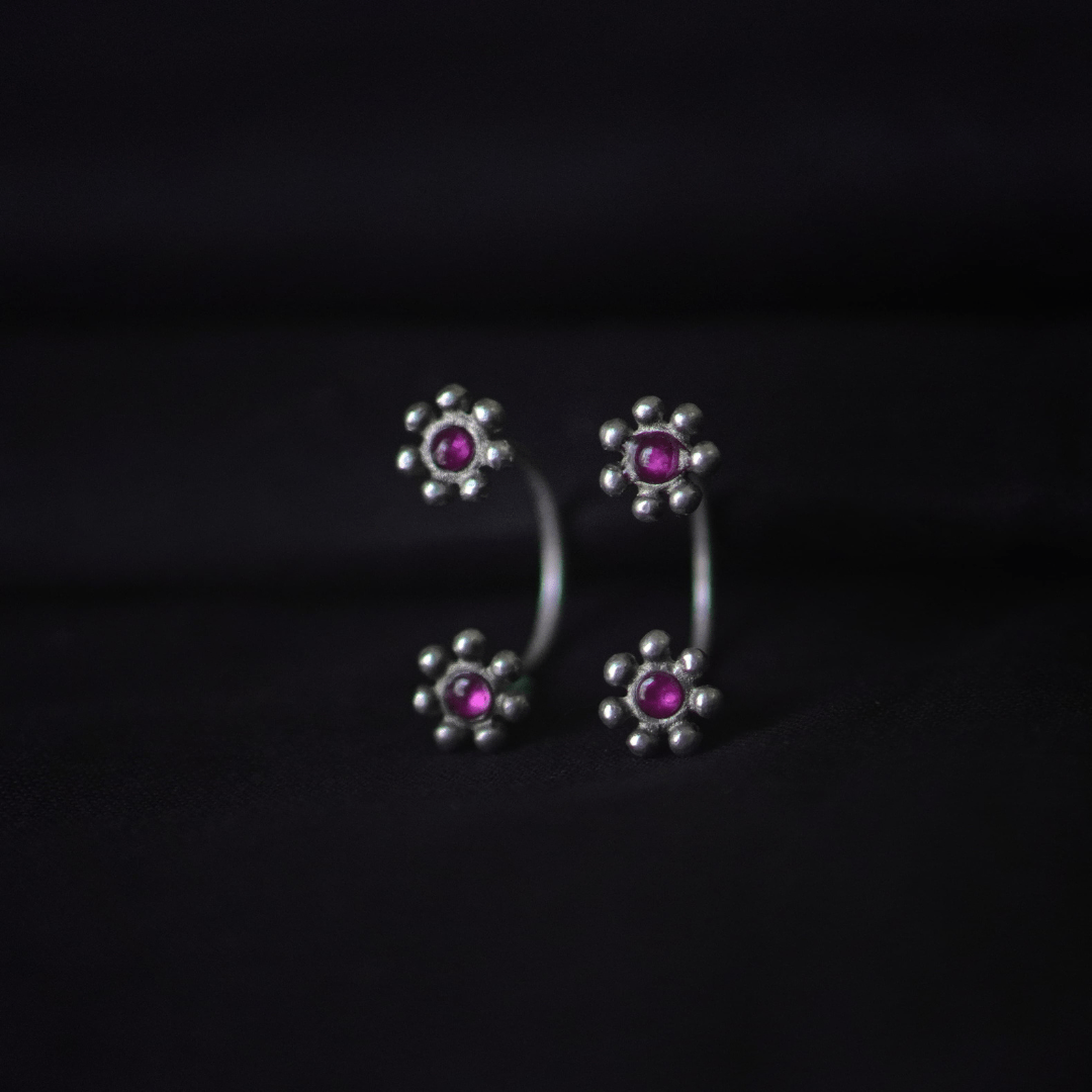 Floral Hug Earrings - Quirksmith