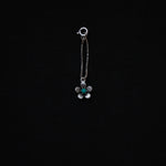Quirksmith's Floral Watch Charm Chain: Handcrafted in 92.5 Silver; best gifts for women who value meaningful accessories.