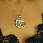 Frida Kahlo Coin Pendant - Quirksmith