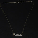 Gratitude Necklace - Quirksmith