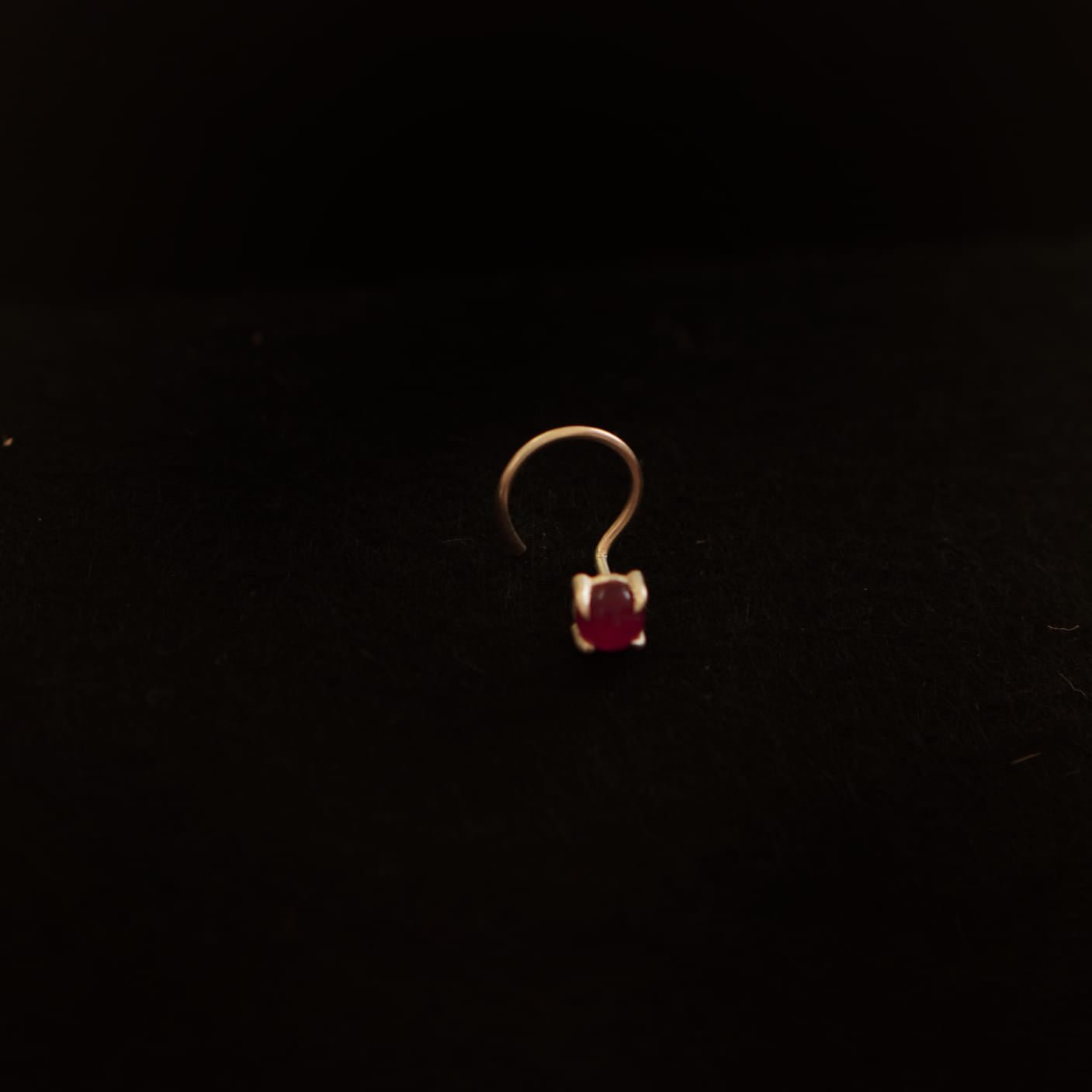 Gulabi Dot Nosepin Stud - Wire - Quirksmith