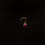 Gulabi Dot Nosepin Stud - Wire - Quirksmith