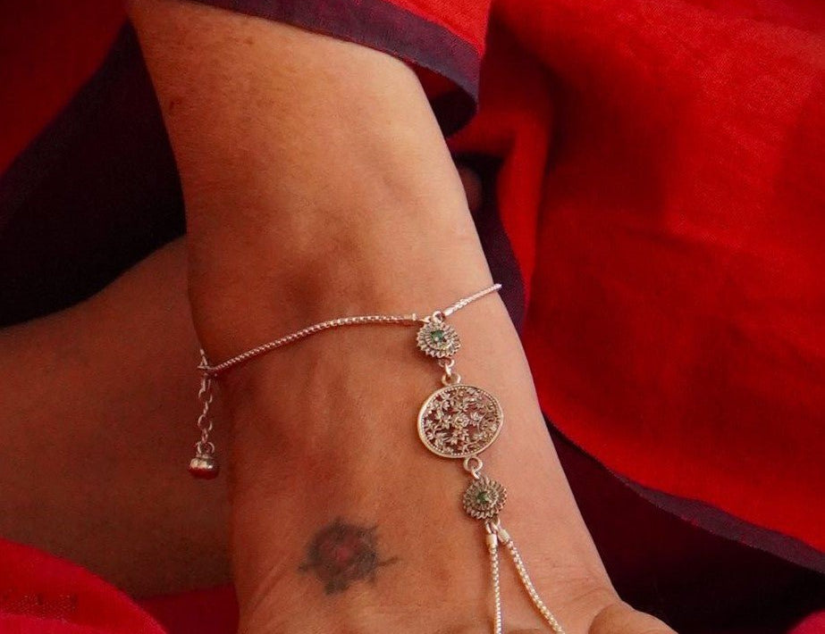 Gulistaan Jaali Anklet - Single Piece - Quirksmith