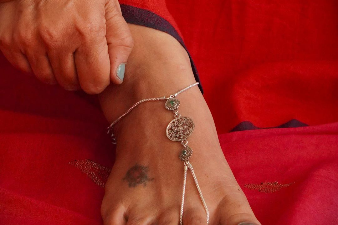 Gulistaan Jaali Anklet - Single Piece - Quirksmith