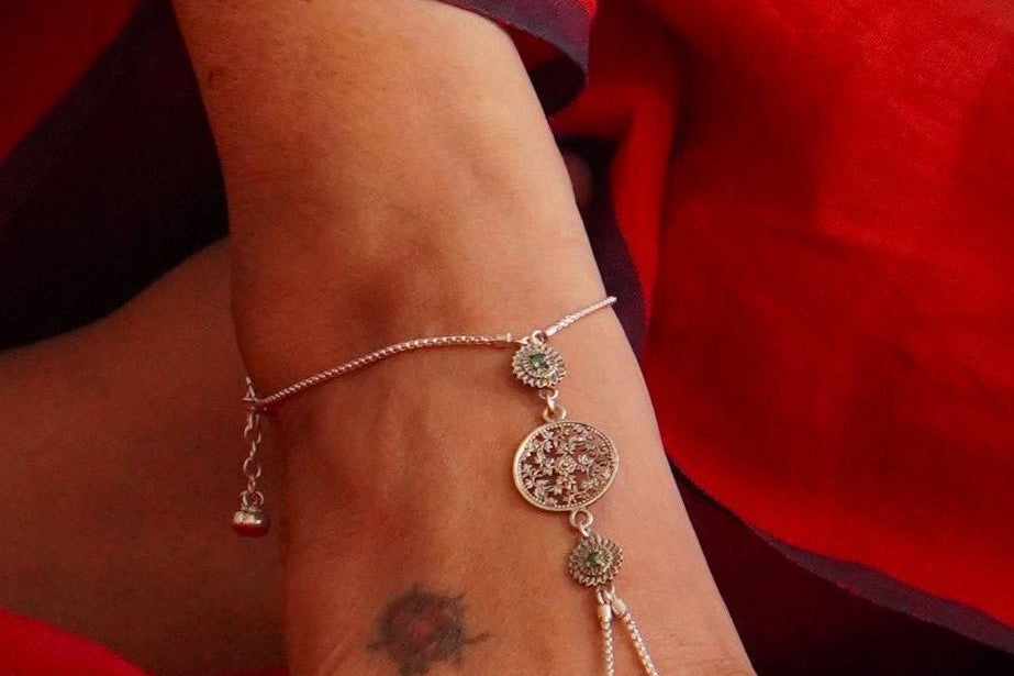 Gulistaan Jaali Anklet - Single Piece - Quirksmith