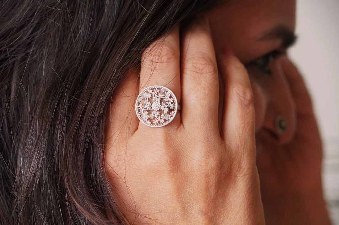 Gulistaan Jaali Ring - Quirksmith