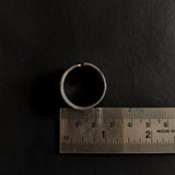 Hammered Finish Big Toe Ring - Single Piece - Quirksmith