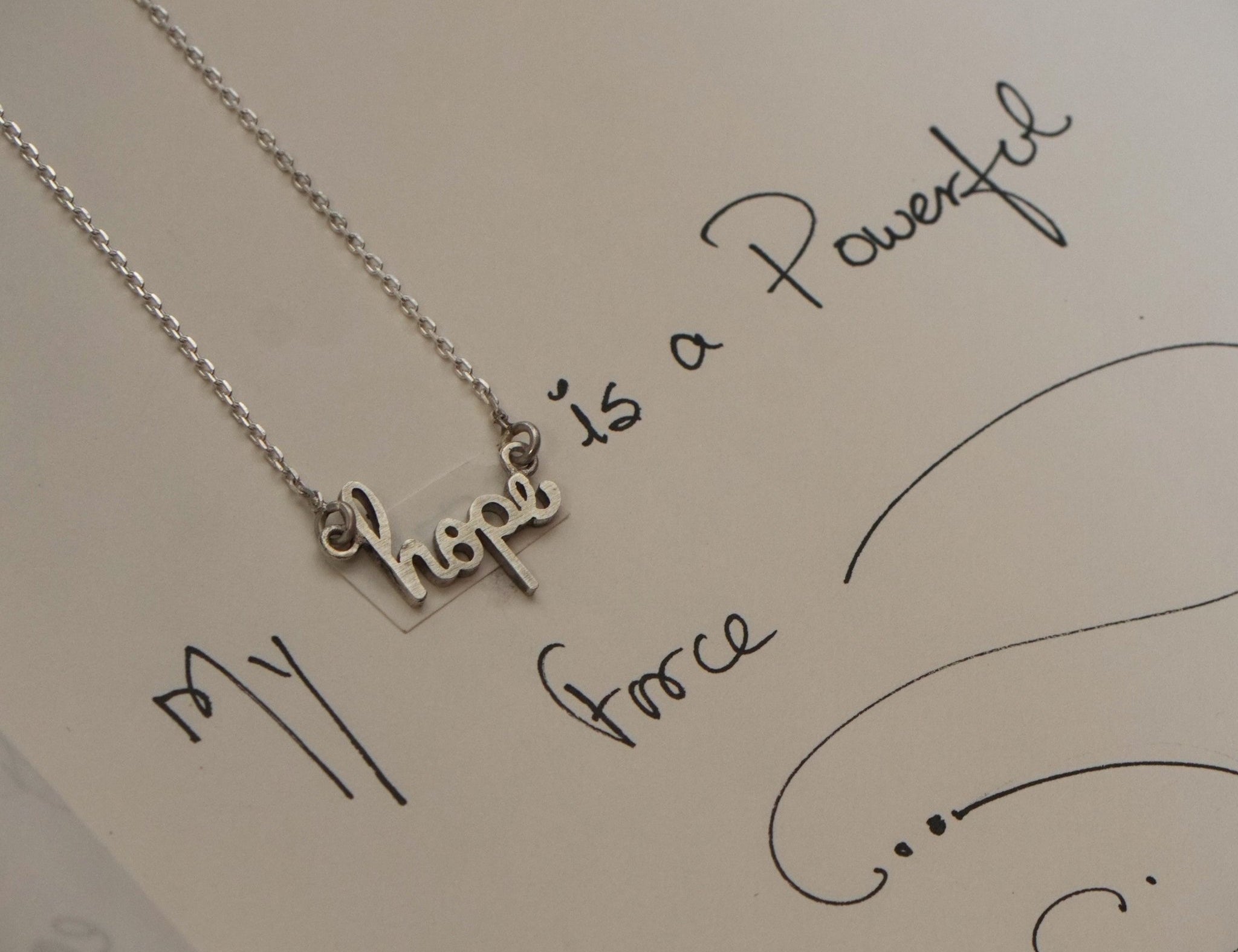 Hope Necklace (Silver) - Quirksmith