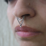 Jhoola Septum Ring - Wire - Quirksmith