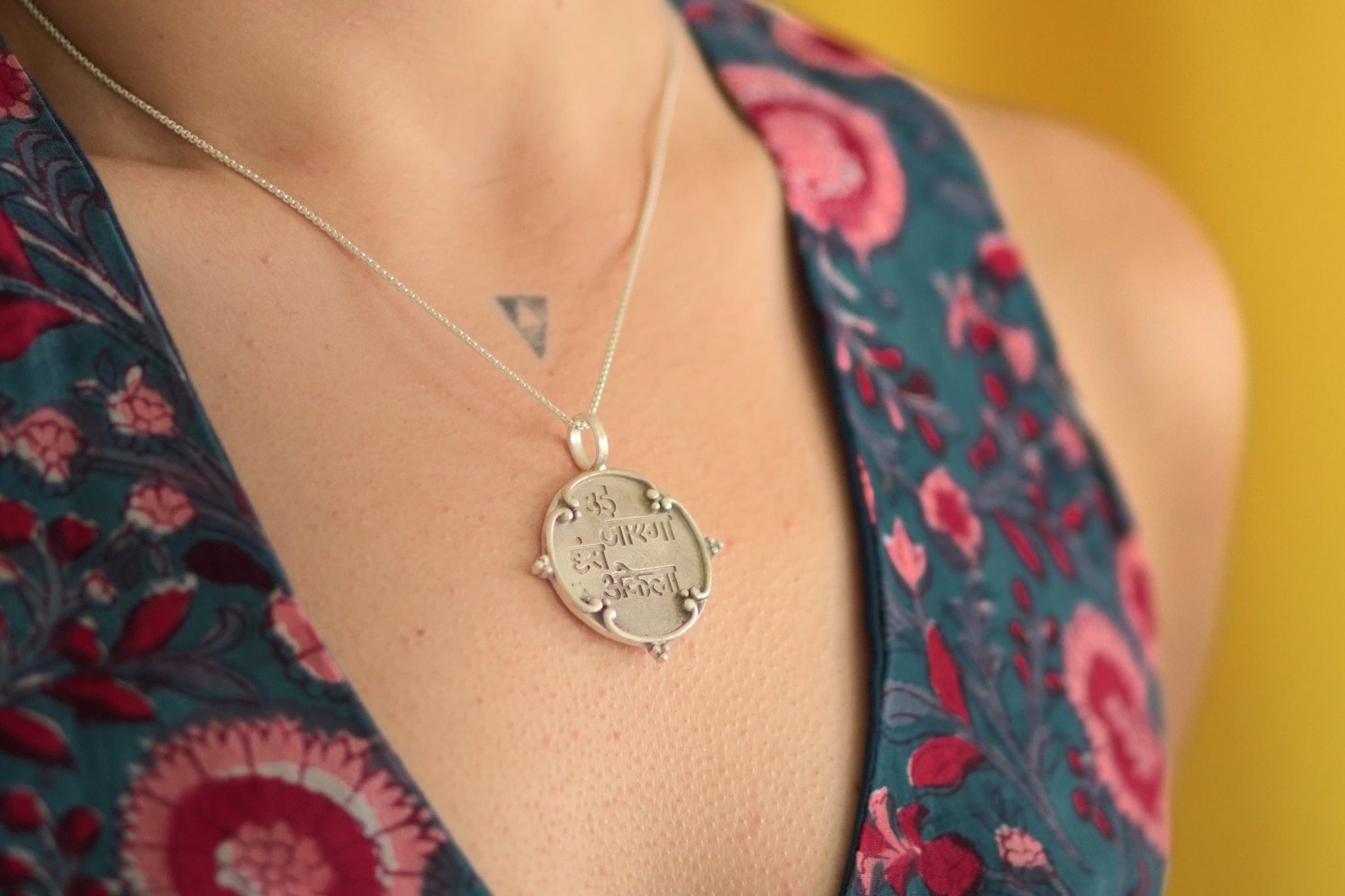Kabir Vaani Pendant - Kabir Vaani Pendant - Without Chain - Quirksmith