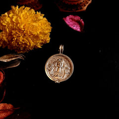 Lakshmi Coin Pendant - Lakshmi Coin + Pendant case - Quirksmith