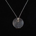 Lakshmi Murti Pendant - with Plain Silver Chain - 18 inch - Quirksmith
