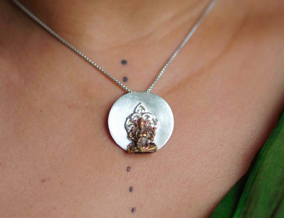 Lakshmi Murti Pendant - Without Chain - Quirksmith