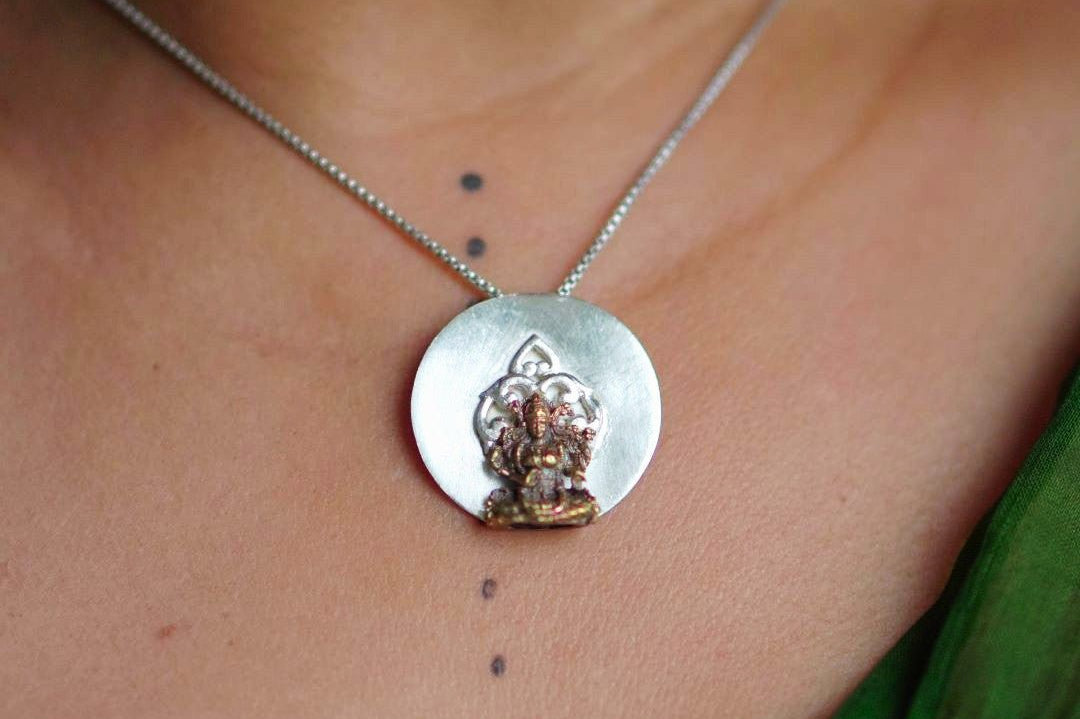 Lakshmi Murti Pendant - Without Chain - Quirksmith