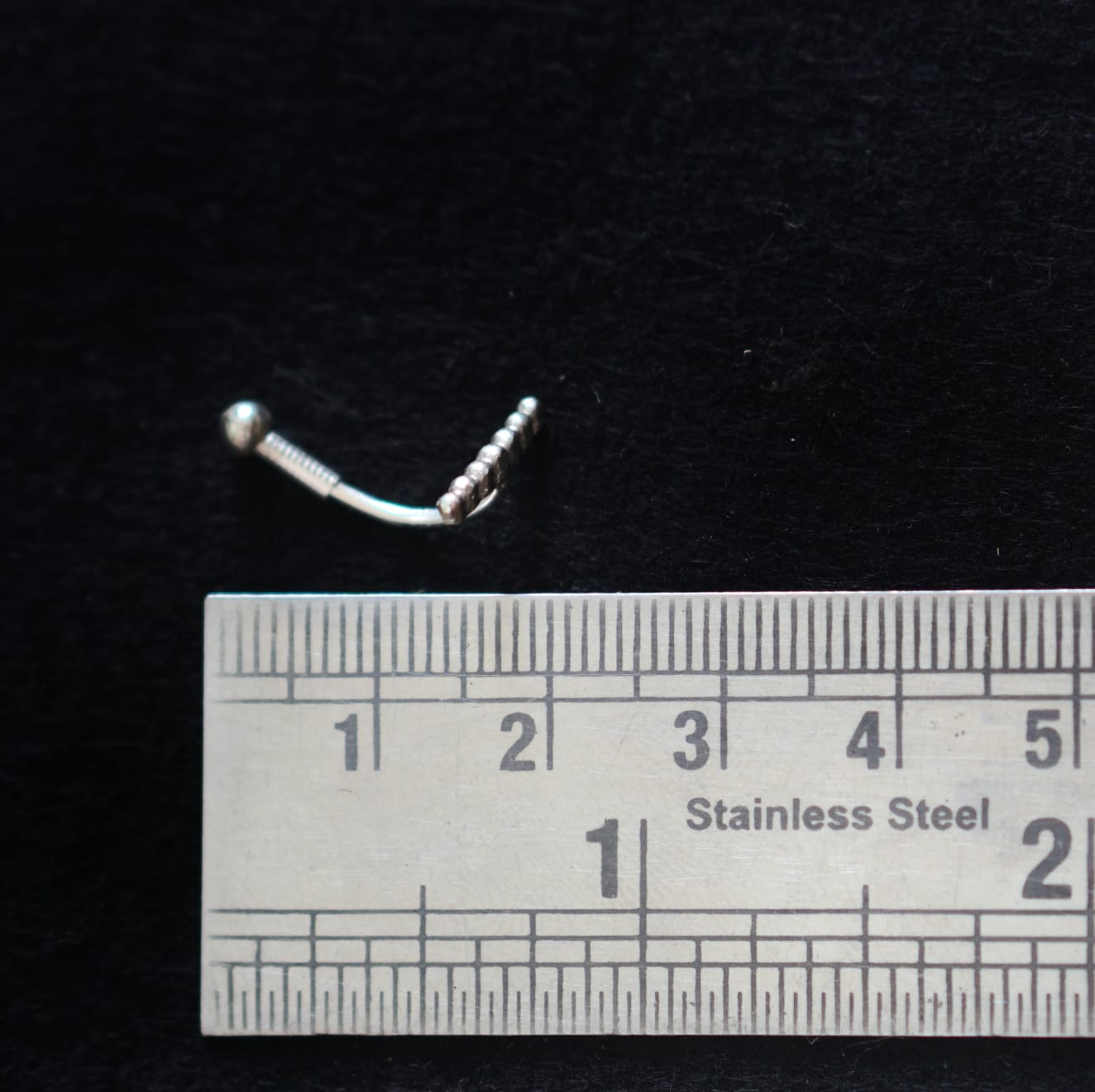 Linear Dot Belly Ring - Quirksmith