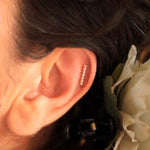 Linear Dot Nosepin Stud - Wire - Quirksmith