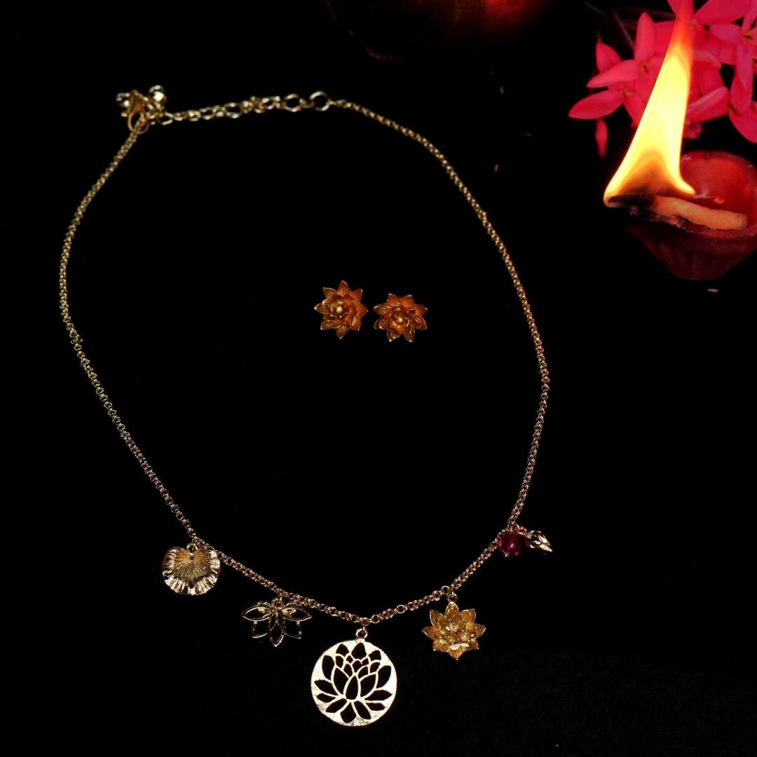 Lotus Symphony Jewelry Set - Quirksmith