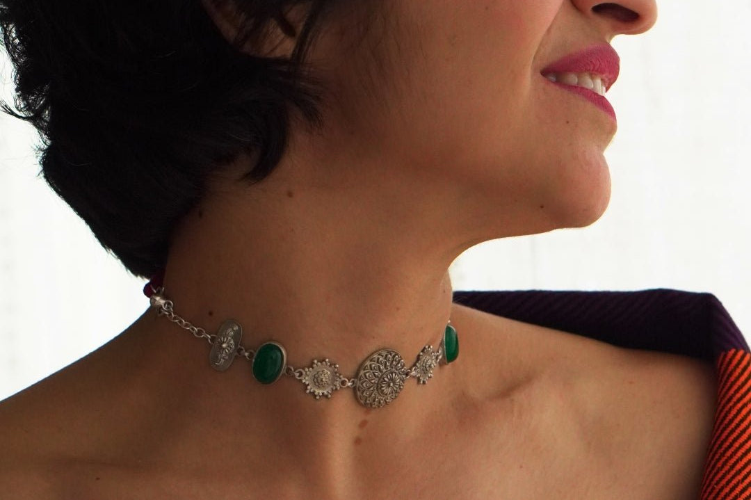 Mandala Choker/Bracelet - Quirksmith