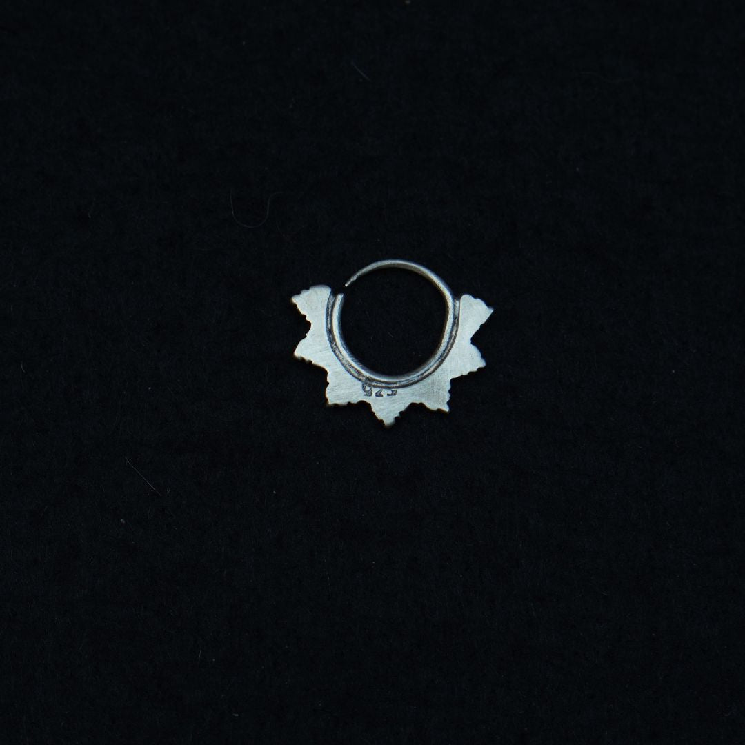 Maple Leaves Septum Ring - Wire - Quirksmith