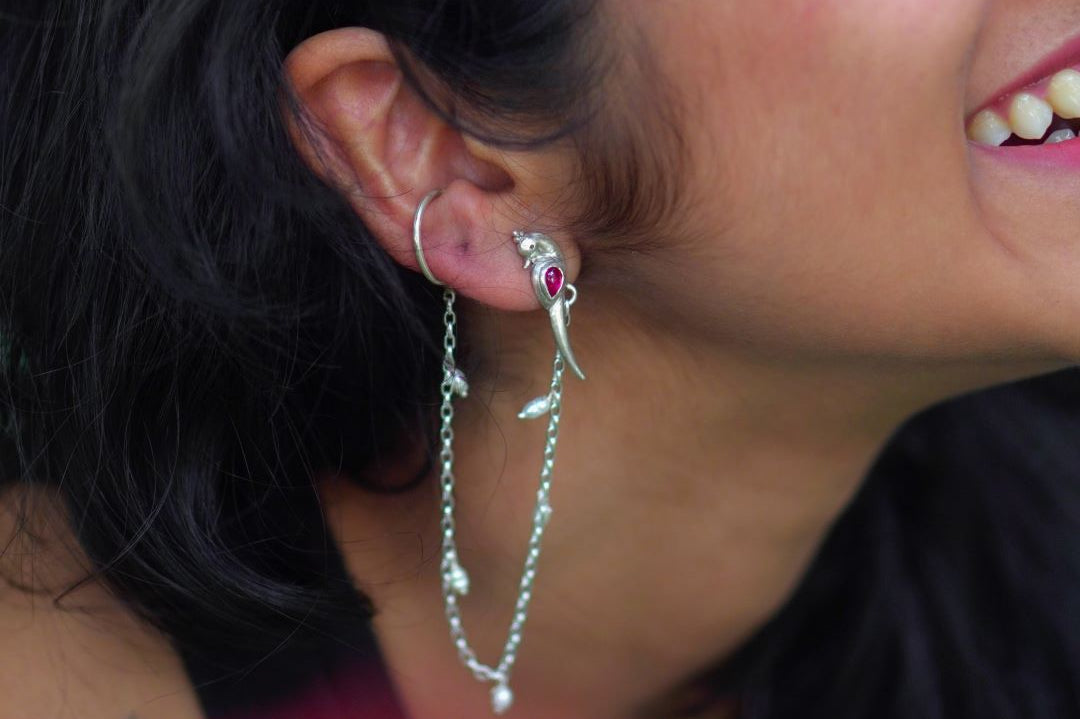 Mayur Climber Earrings - Pair - Quirksmith