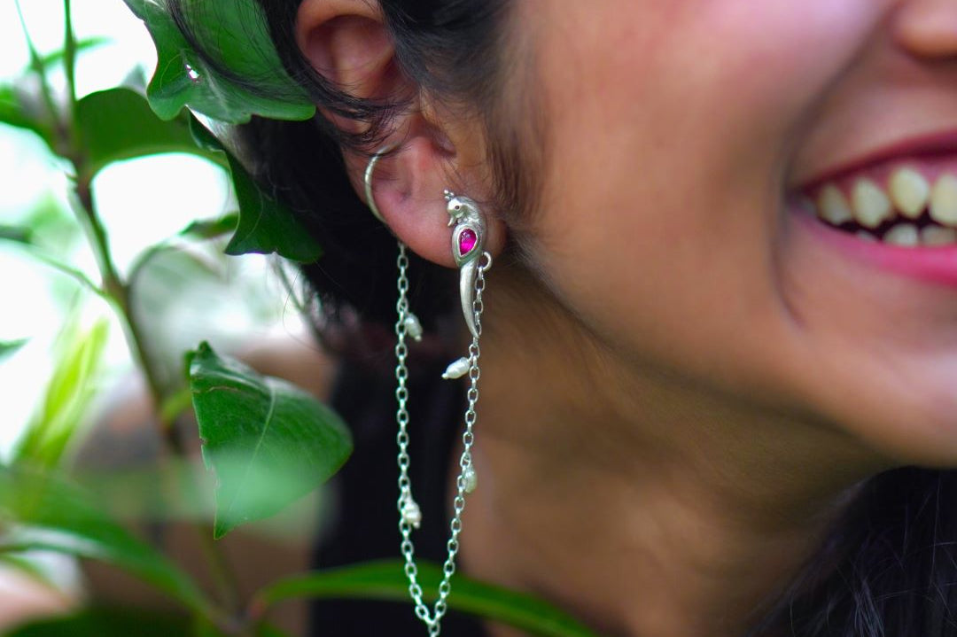 Mayur Climber Earrings - Pair - Quirksmith