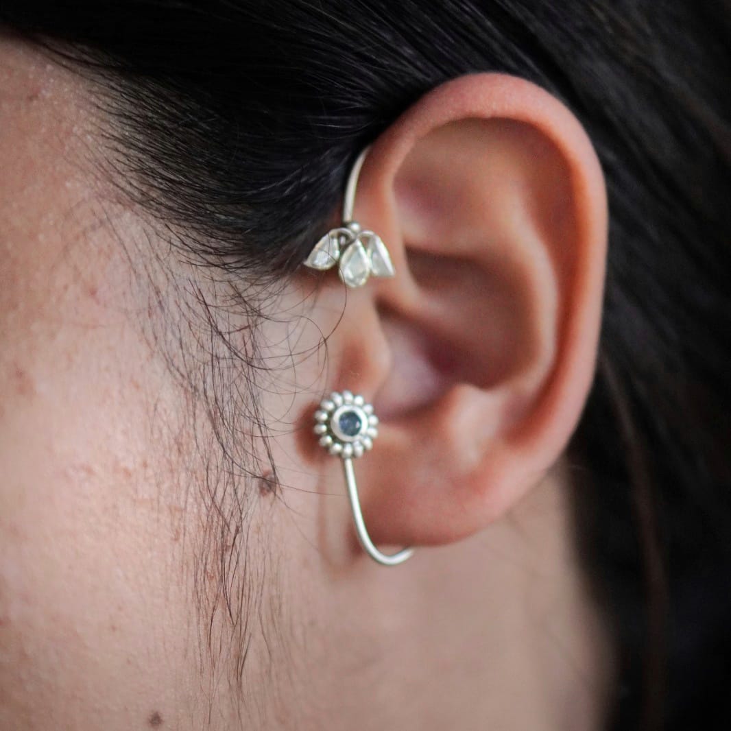 Mehtab Earcuff (Single Piece - Left) - Quirksmith