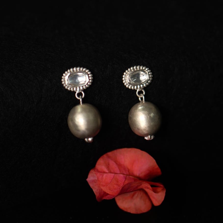 Mehtab Hammer Drop Earring - Quirksmith