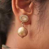 Mehtab Hammer Drop Earring - Quirksmith