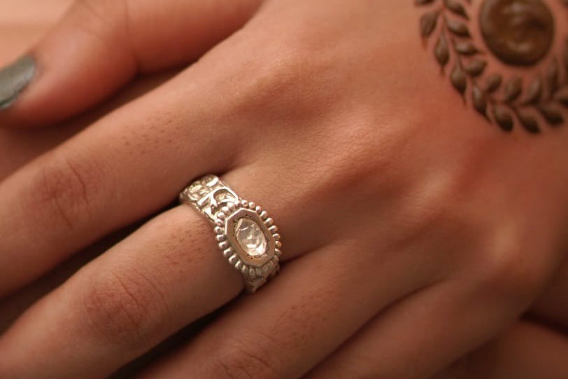 Mehtab Nakshi Ring - Small to Medium - Quirksmith