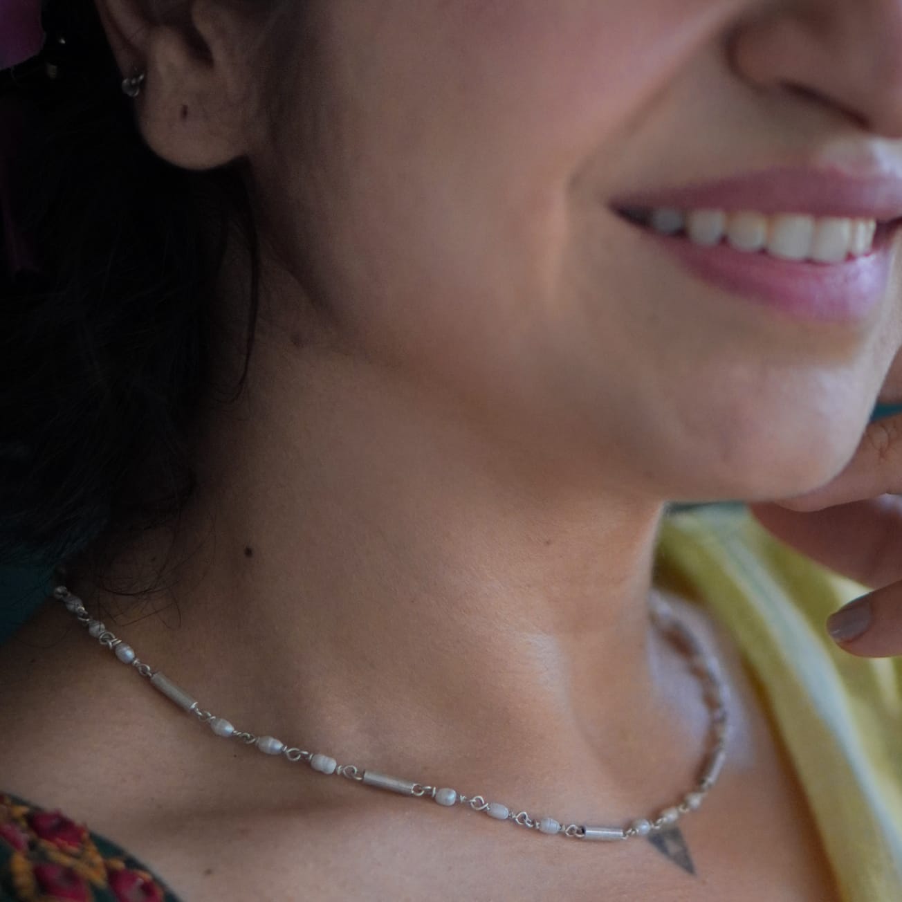 Moon Drops Daily wear Necklace - Quirksmith