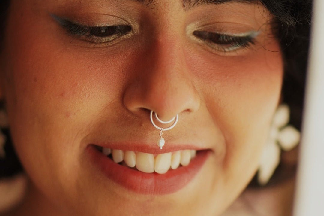 Mukta Septum Ring(Clipon) - Quirksmith