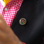 Navrathna Brooch Rakhi - Quirksmith