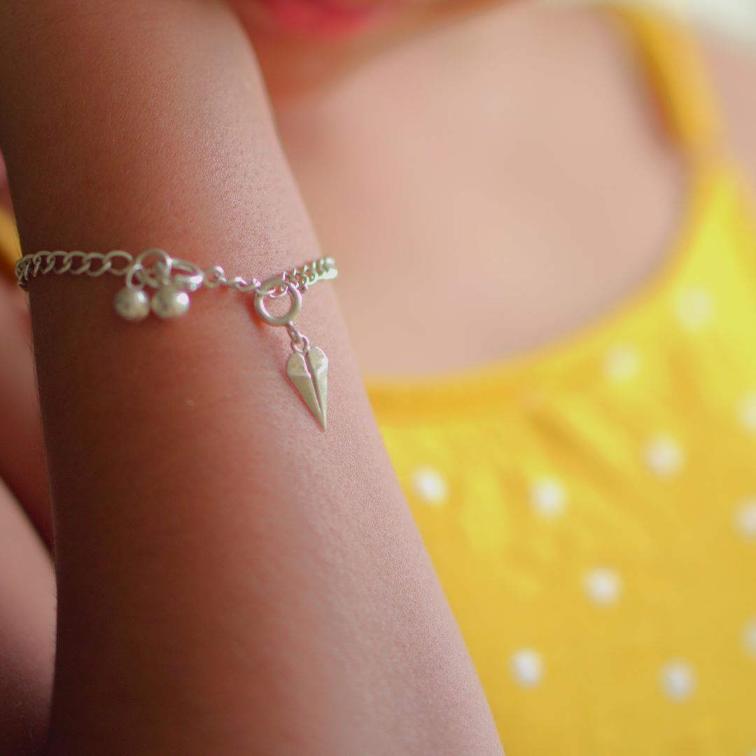 Paper Plane Charm - Charm with Bracelet (Adult) - Quirksmith