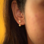 Pearl Hug Earrings (Gold Plated) - Quirksmith