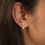 Pearl Hug Earrings (Gold Plated) - Quirksmith