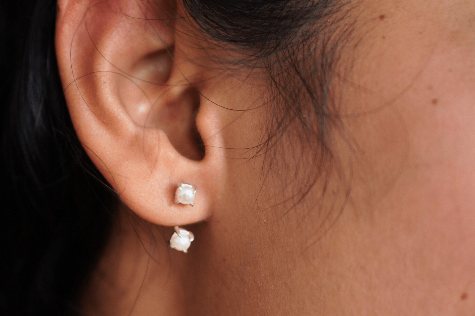 Pearl Hug Earrings - Quirksmith