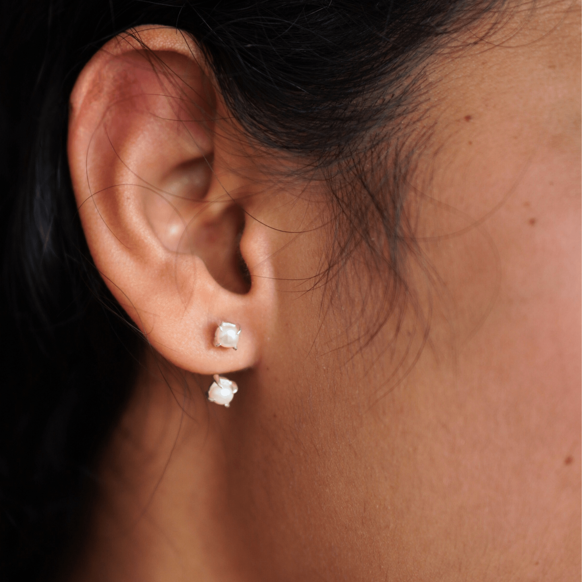 Pearl Hug Earrings - Quirksmith