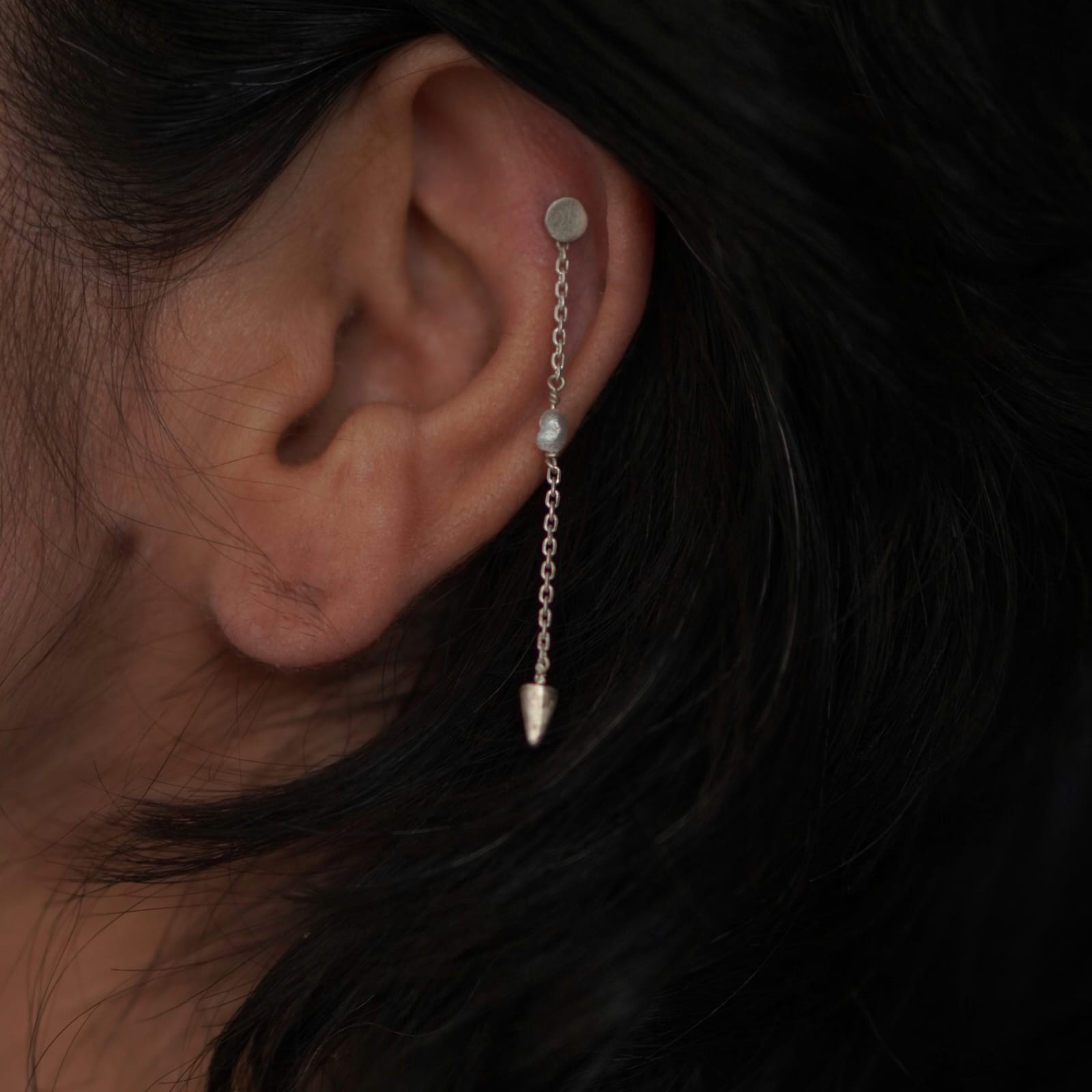 Pearl Thread Earrings - Single Piece - Quirksmith