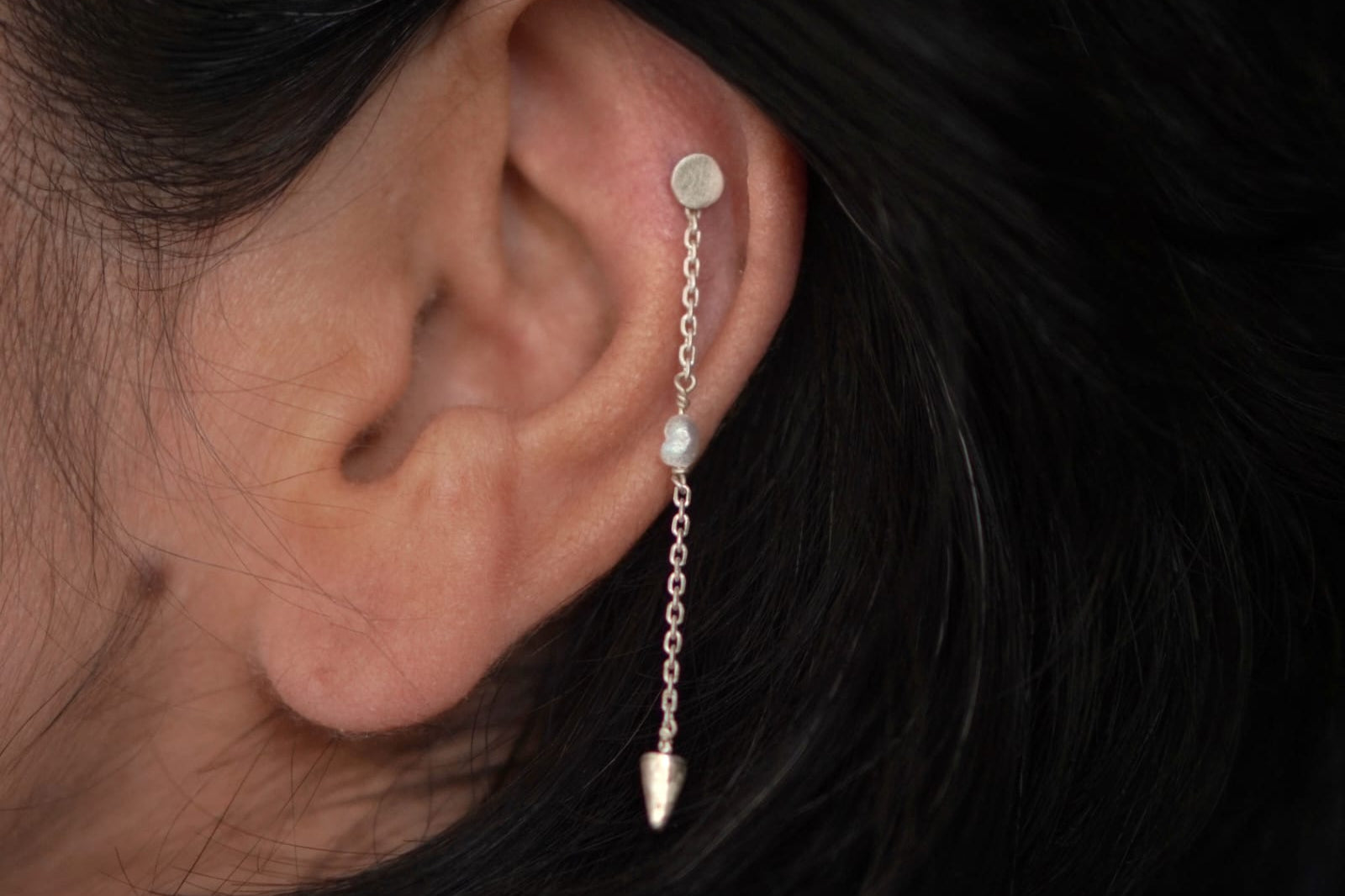 Pearl Thread Earrings - Single Piece - Quirksmith