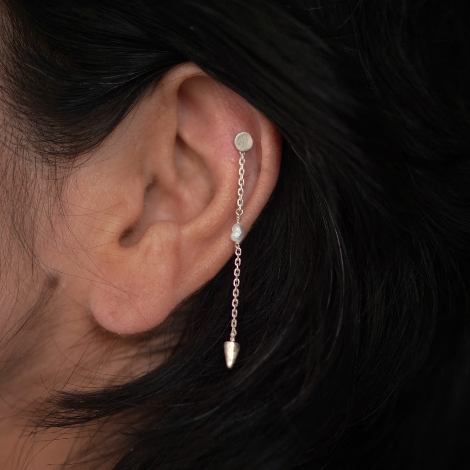 Pearl Thread Earrings - Single Piece - Quirksmith