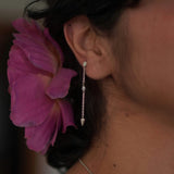 Pearl Thread Earrings - Single Piece - Quirksmith