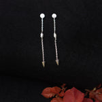 Pearl Thread Earrings - Single Piece - Quirksmith