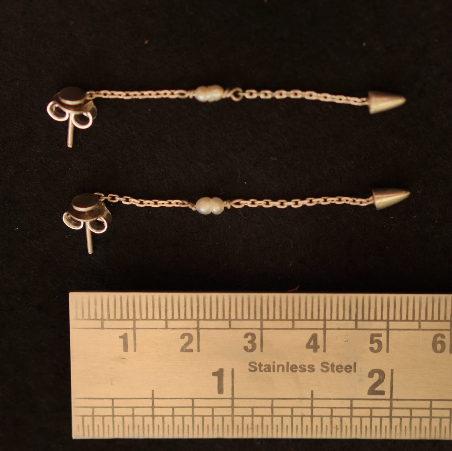 Pearl Thread Earrings - Single Piece - Quirksmith