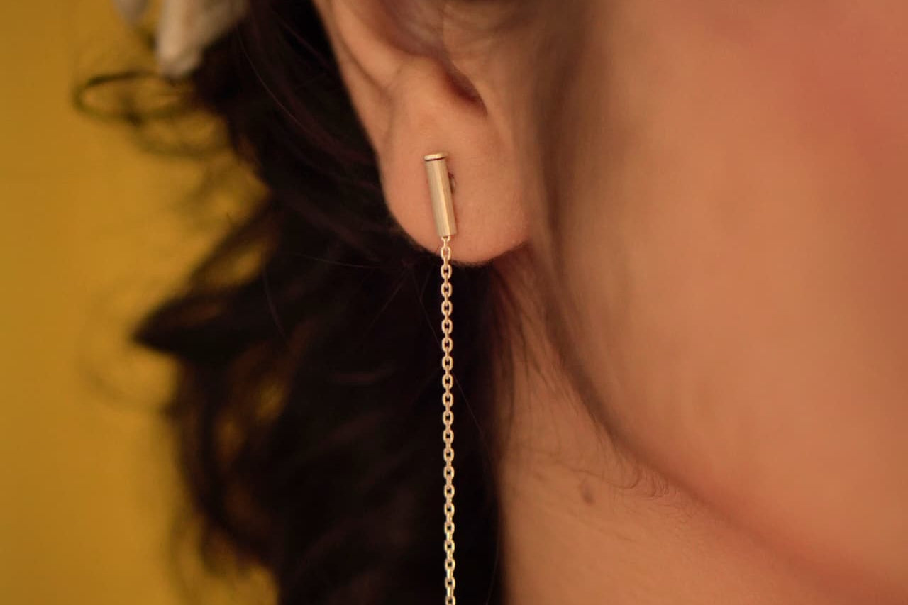 Playful Sui Dhaaga Studs - Single Piece - Quirksmith