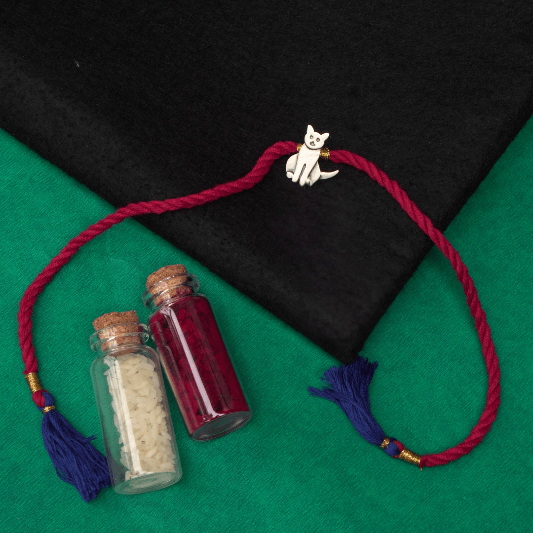 Purr - fect Pair Rakhi and Lumba Set - Quirksmith