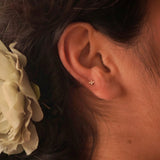 Quad Nosepin Stud - Wire - Quirksmith