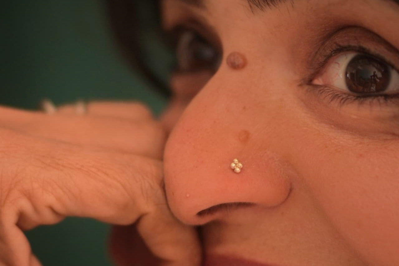 Quad Nosepin Stud - Wire - Quirksmith