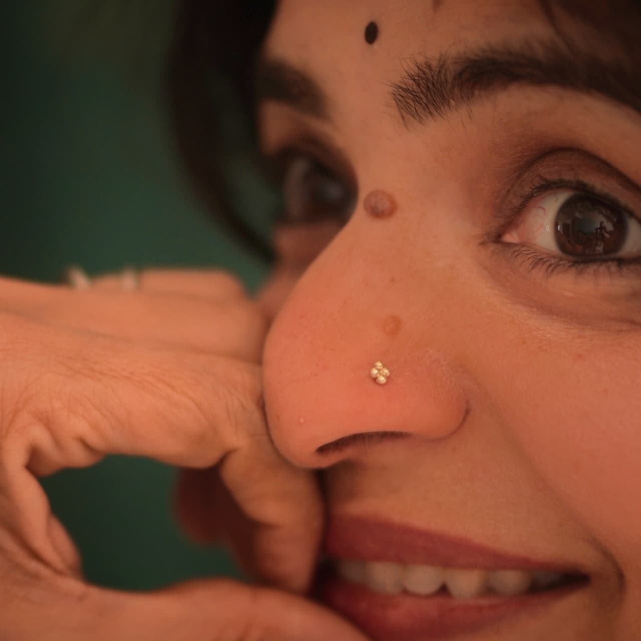 Quad Nosepin Stud - Wire - Quirksmith